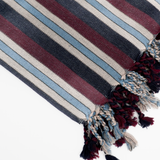 Large Turkish Towel - Plum Stripe