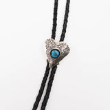 Turquoise Heart Bolo Tie
