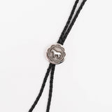 Silver Horse Bolo Tie