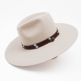 Double Wrap Turquoise Concho Hat Band