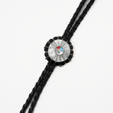 Zuni Sunface Bolo - Mother of Pearl