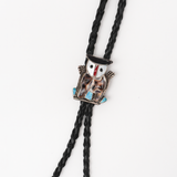 Abstract Owl Bolo Tie