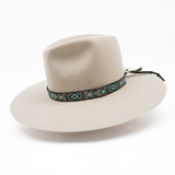#7 Beaded Hat Band with Concho
