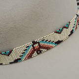 #4 Beaded Hat Band with Concho
