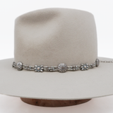 Silver Saddle Hat Band