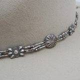 Silver Saddle Hat Band