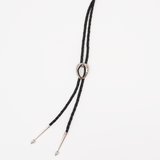 White Buffalo Bolo Tie - Oval