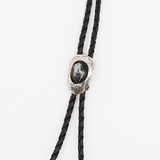 White Buffalo Bolo Tie - Round