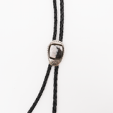White Buffalo Bolo Tie - Square