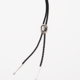 White Buffalo Bolo Tie - Square