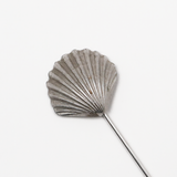 Vintage Stick Pin - Silver Seashell