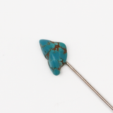 Vintage Stick Pin - Turquoise Blue Stone