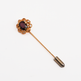 Vintage Stick Pin - Purple Stone