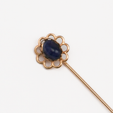 Vintage Stick Pin - Navy Stone