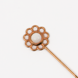 Vintage Stick Pin - White Stone