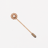 Vintage Stick Pin - White Stone
