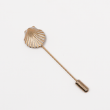 Vintage Stick Pin - Gold Seashell