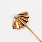 Vintage Stick Pin - Pearl Dot Fan