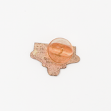 Vintage Pin - Orange Longhorn Texas