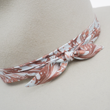 Twilly Silk Hat Band - Clay