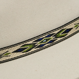 Thick Tapestry Hat Band - Green/Navy
