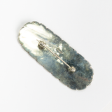 Large Green Turquoise Bar Pin