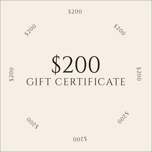 Digital Gift Certificate / $200