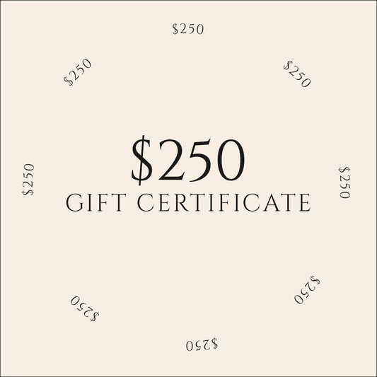 Digital Gift Certificate / $250