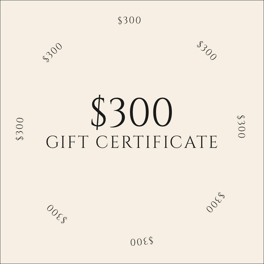 Digital Gift Certificate / $300