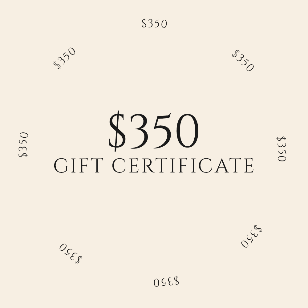 Digital Gift Certificate / $350