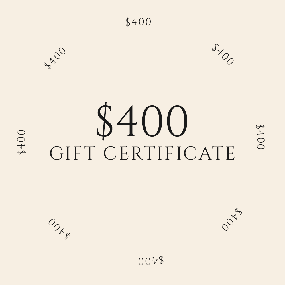 Digital Gift Certificate / $400