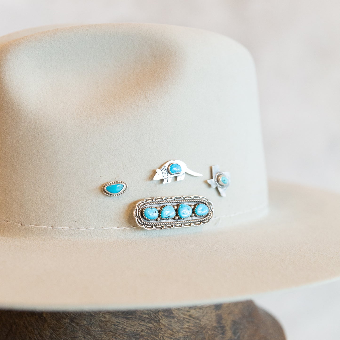 Turquoise Texas Pin